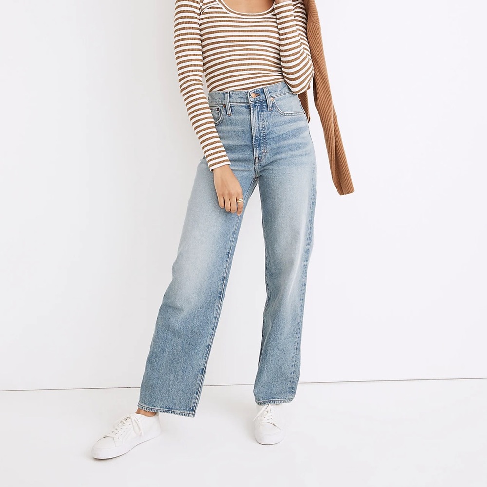 Madewell: The Perfect Vintage Wide-Leg Full-Length Jean in Elmont Wash
